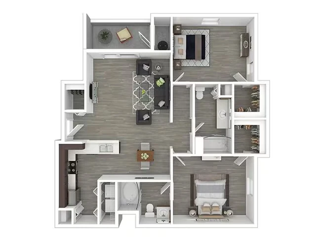 2x2-1099- Classic 259 floor plan